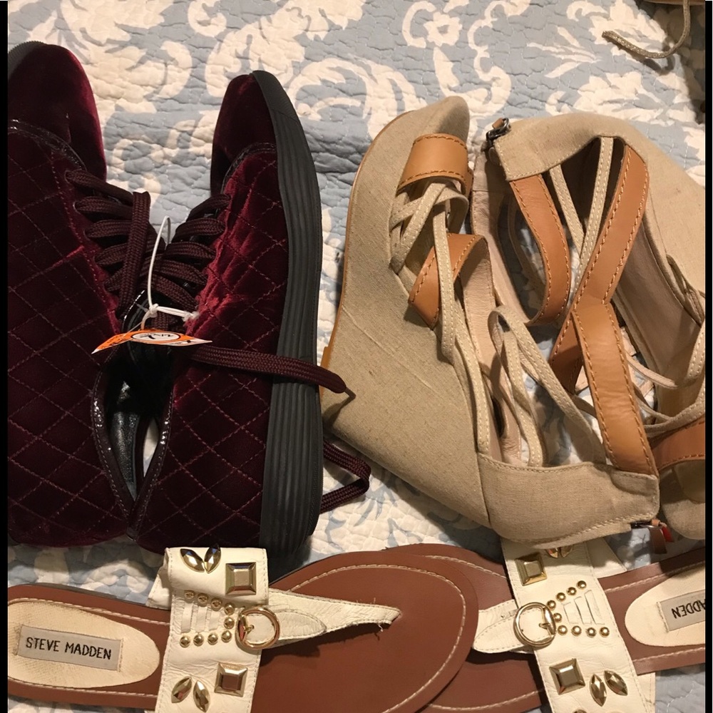 Joe’s Jeans Aquatalia Steve Madden Shoe Bundle x3